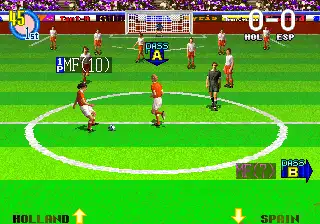 Super Visual Football - European Sega Cup / arcade