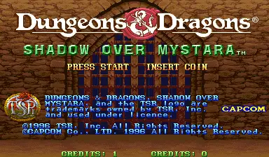 Dungeons & Dragons - Shadow over Mystara / arcade