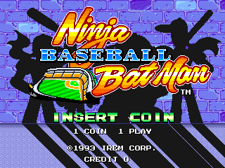 Ninja Baseball Batman / arcade