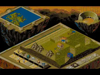Populous 2 - Trials of The Olympian Gods dos
