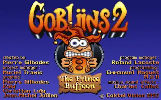 Gobliins2 - The Frince Buffoon / dosp Title Image