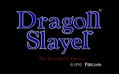 Dragon Slayer- The Legend Of Heroes / dosp Title Image