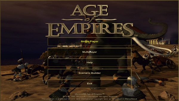 Age of Empires 1 Gold Edition / dosp95 Title Image