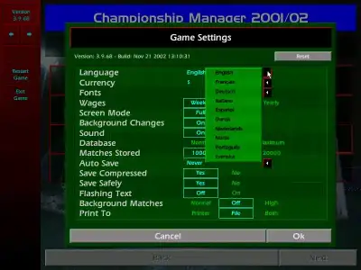 Championship Manager 01-02 / dosp95 Title Image