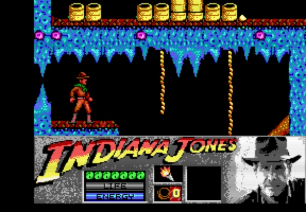 Indiana Jones and the Last Crusade- The Action Game / dosx Title Image
