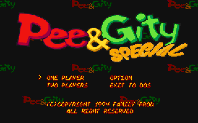 Pee And Gity / dosx Title Image
