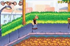 Popeye- Rush for Spinach / gba Snap Image