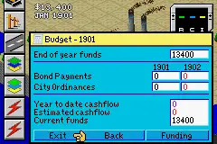 Sim City 2000 / gba Snap Image