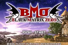 Black Matrix Zero  / gba