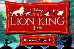 The Lion King 1.5 / gba