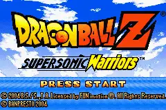 Dragon Ball Z- Supersonic Warriors / gba