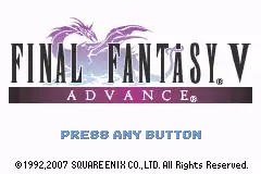 Final Fantasy 5 / gba