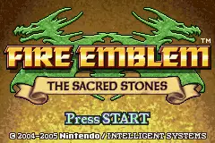 Fire Emblem-The Sacred Stones / gba
