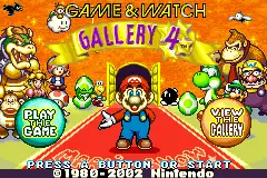 Game & Watch Gallery 4 / gba Title Image