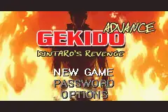 Gekido Advance-Kintaros Revenge / gba Title Image