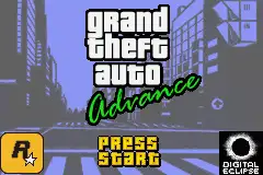 Grand Theft Auto Advance / gba Title Image