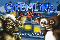 Gremlins-Stripe vs Gizmo / gba Title Image
