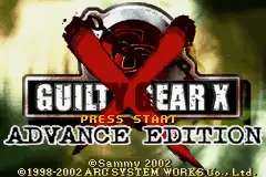 Guilty Gear X-Advance Edition / gba Title Image