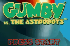 Gumby vs the Astrobots / gba Title Image