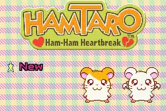 Hamtaro-Ham-Ham Heartbreak / gba Title Image