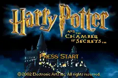Harry Potter and The Chamber of Secrets / gba Title Image