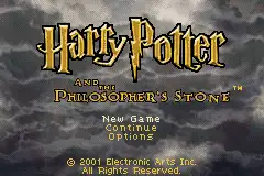 Harry Potter and The Sorcerers Stone / gba Title Image