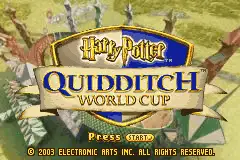 Harry Potter- Quidditch World Cup / gba Title Image