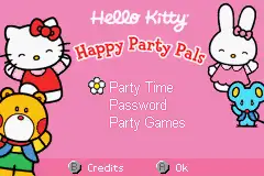 Hello Kitty- Happy Party Pals / gba Title Image