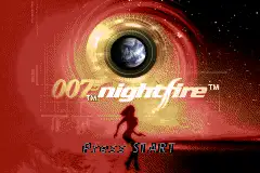James Bond 007- Nightfire / gba Title Image