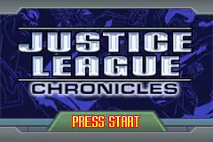Justice League Chronicles / gba Title Image