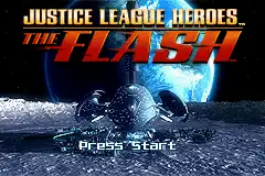 Justice League Heroes- The Flash / gba Title Image
