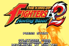 King of Fighters EX2 The Howling Blood / gba Title Image
