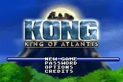 Kong- King of Atlantis / gba Title Image