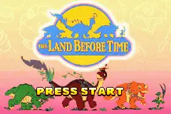 Land Before Time / gba Title Image