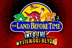 Land Before Time- Into the Mysterious Beyond / gba Title Image