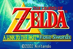 Legend of Zelda- A Link To The Past Four Swords / gba
