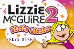 Lizzie McGuire 2- Lizzie Diaries / gba Title Image