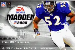 Madden NFL 2005 / gba Title Image