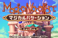 Magical Vacation / gba Title Image