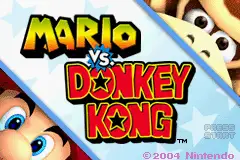 Mario vs Donkey Kong / gba Title Image