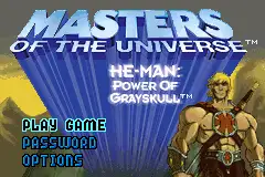 He-man Power of Grayskull / gba Title Image