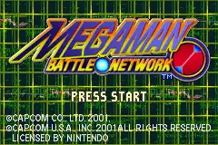 Megaman Battle Network / gba Title Image