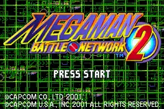 Megaman Battle Network 2 / gba Title Image