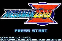 Megaman Zero / gba Title Image