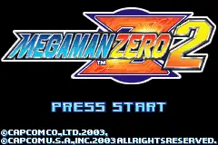 Megaman Zero 2 / gba Title Image