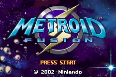 Metroid Fusion / gba Title Image
