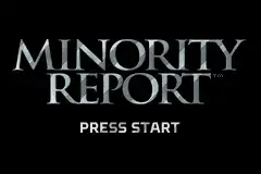 Minority Report- Everybody Runs / gba Title Image