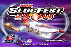 MLB SlugFest 2004 / gba Title Image