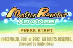 Monster Rancher Advanced / gba Title Image