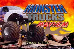 Monster Trucks- Mayhem / gba Title Image